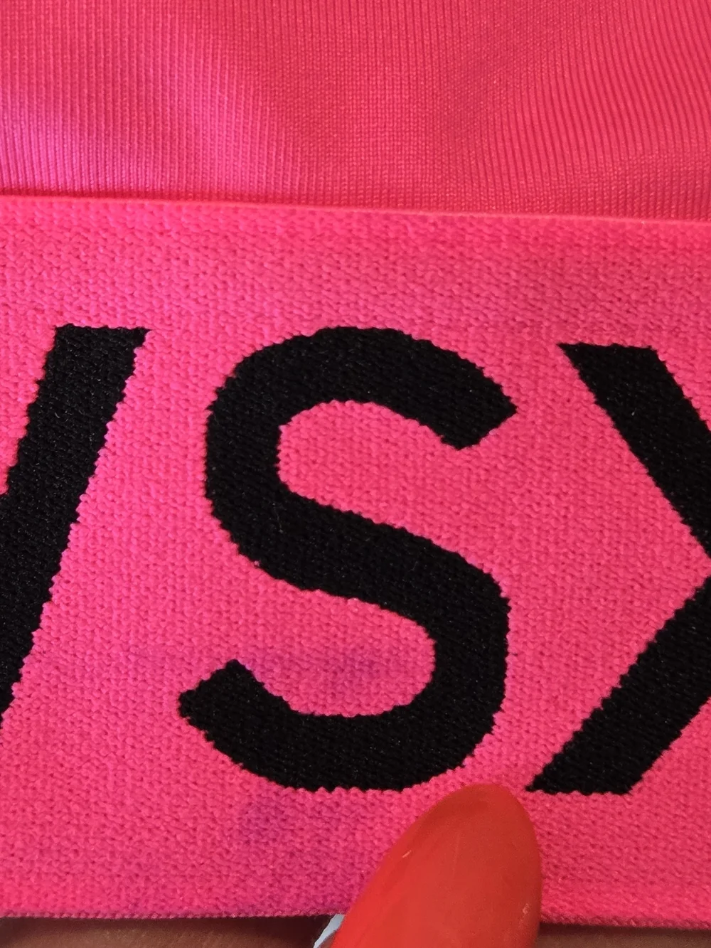 Victoria's Secret VSX Neon Pink Racerback Sports Bra